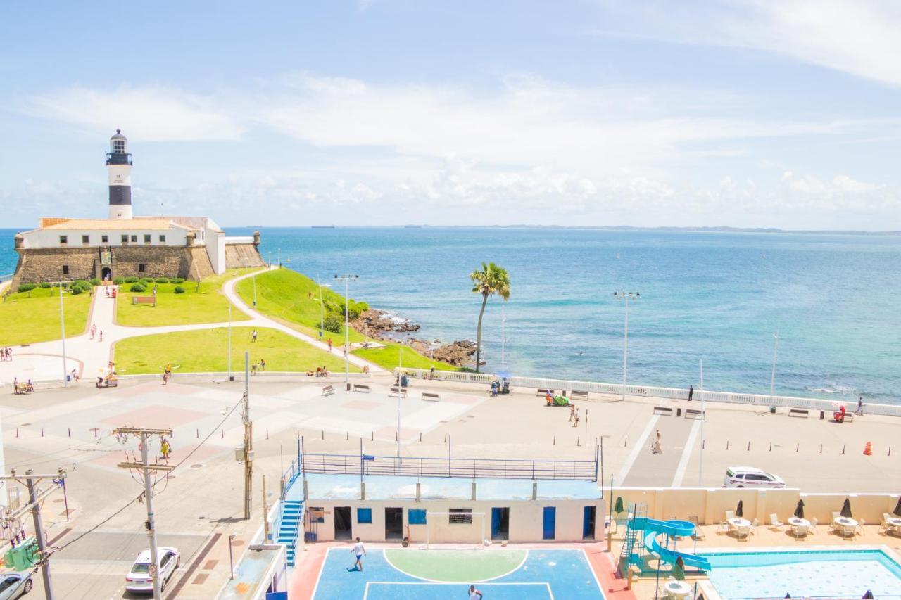Apartamento No Farol Da Barra. Vista Deslumbrante Para O Mar! No Circuito Do Carnaval. Ao Lado Do Porto Da Barra ! Salvador Exterior foto